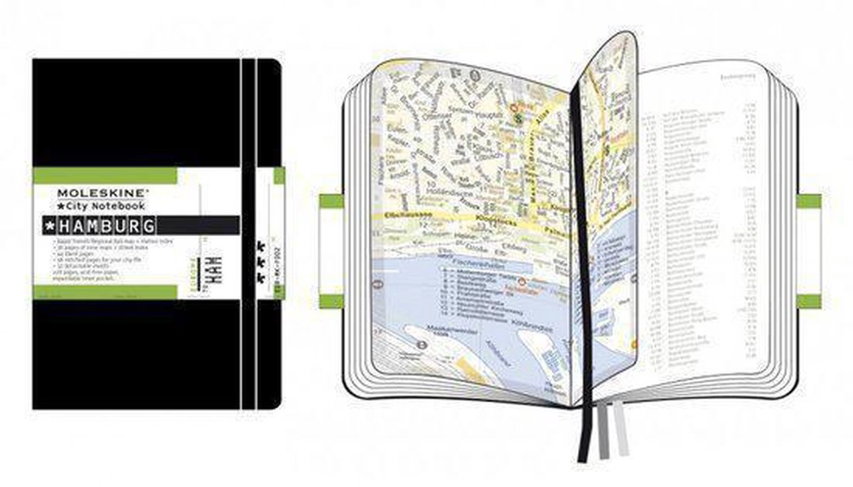 Een City Notebook HAMBURG * zonder recht van retour ** koop je bij Moleskine.nl